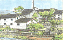 加茂五葉蔵元の多胡酒造の風景